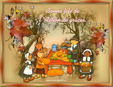 Carte Action de Gr�ces 1