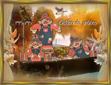 Carte Action de Gr�ces 8