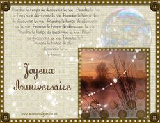 Carte d'anniversaire