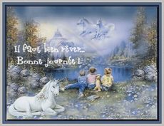 Carte anim�e Bonne journ�e / Bonjour