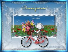 Carte anim�e Bonne journ�e / Bonjour