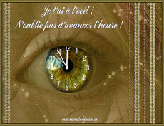 Carte Changement d'heure Printemps 8