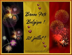 Carte F�te nationale - Belgique 1