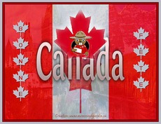 Carte F�te nationale - Canada 1