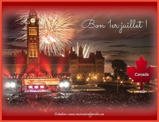 Carte F�te nationale - Canada 3