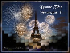 Carte F�te nationale - France 2