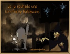 Carte Halloween anim�e 10