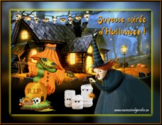 Carte Halloween anim�e 25