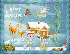 Carte Holidays anim�e 6
