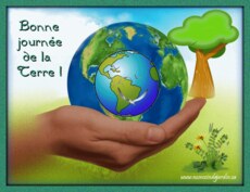 Carte Jour de la Terre anim�e 1