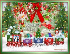 Carte No�l statique 12