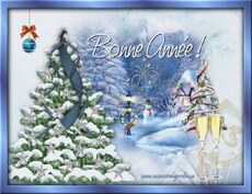 Carte Nouvel An anim�e 15