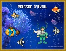 Carte Poisson d'avril anim�e 1