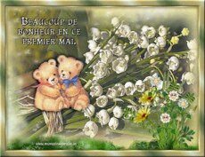 Carte Premier mai anim�e 5