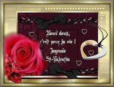 Carte Saint-Valentin statique 34