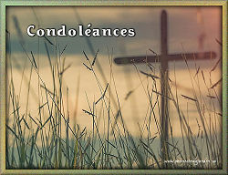 Condol�ances