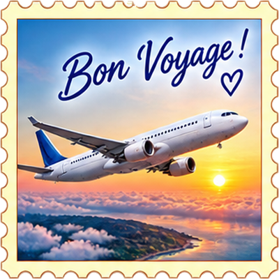 Timbre Bon voyage 2