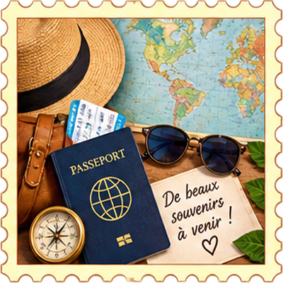 Timbre Bon voyage 5