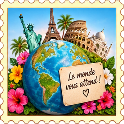 Timbre Bon voyage 8