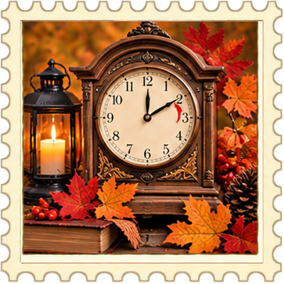 Timbre Changement d'heure - Automne 4