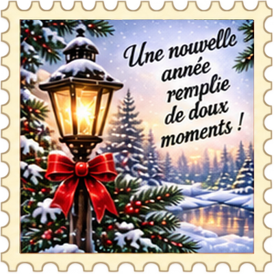 Timbre Nouvel An 4