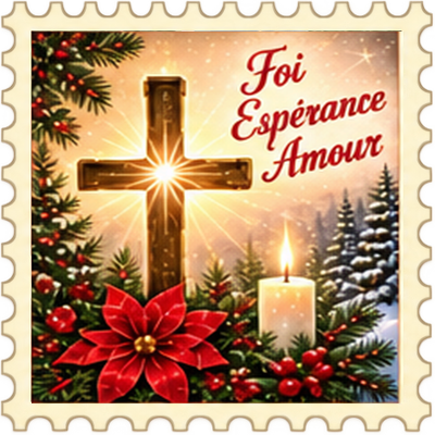 Timbre No�l religieux 3