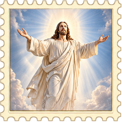 Timbre P�ques religieuse 2