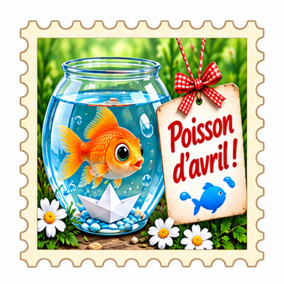 Timbre Poisson d'avril 2