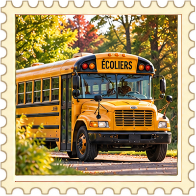 Timbre Rentr�e scolaire 4