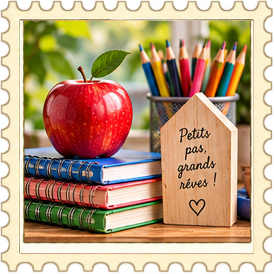 Timbre Rentr�e scolaire 9