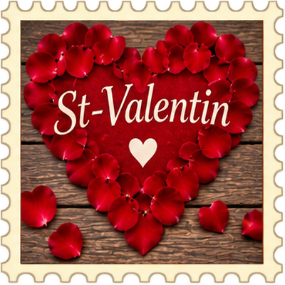 Timbre Saint-Valentin 10