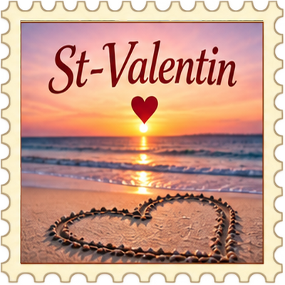 Timbre Saint-Valentin 7